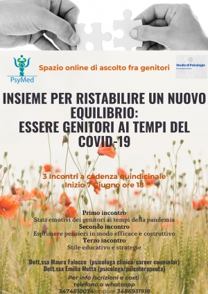 Insieme per ristabilire un nuovo equilibrio: essere genitori ai tempi del Covid-19